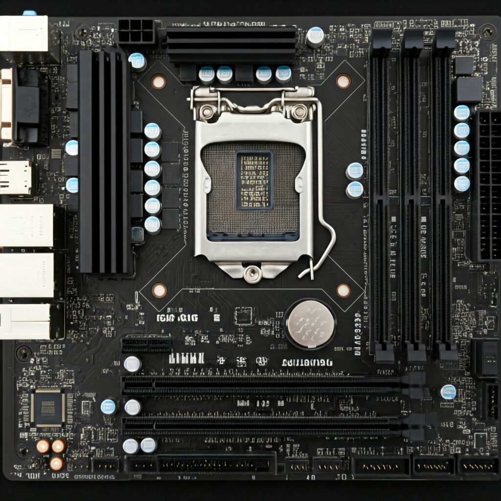 Detailed of motherboard